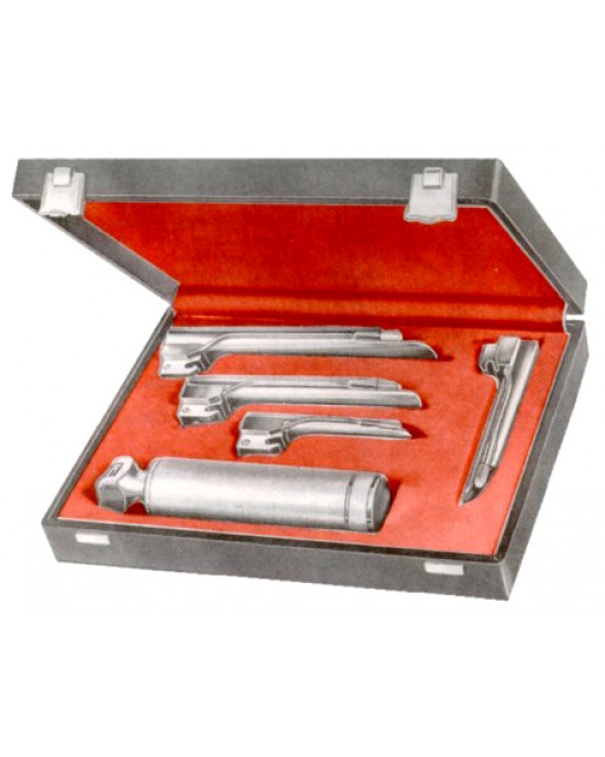 Guedel-Negus Laryngoscopes Set of 4 Blades