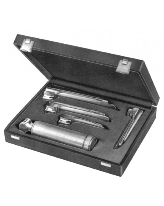 Fiber Optic Laryngoscopes Set of 5 Blades