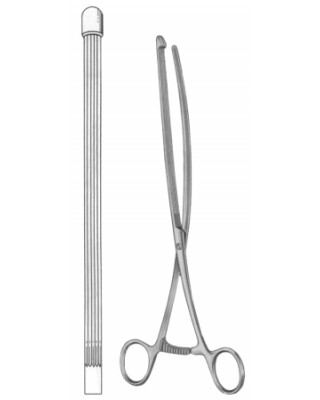 Nussbaum Intestinal Clamps Forceps BJ Curved 25cm/10"
